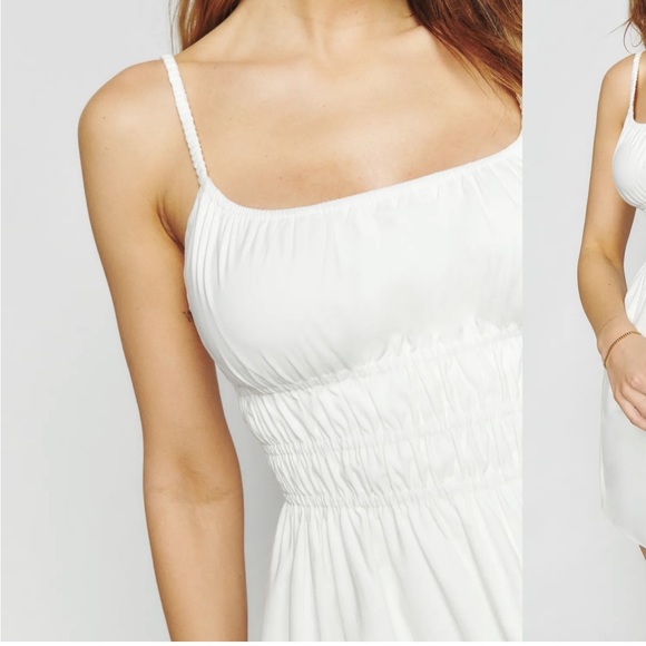 Reformation Kathleen White Summer Dress🌈🤍 - Picture 6 of 11